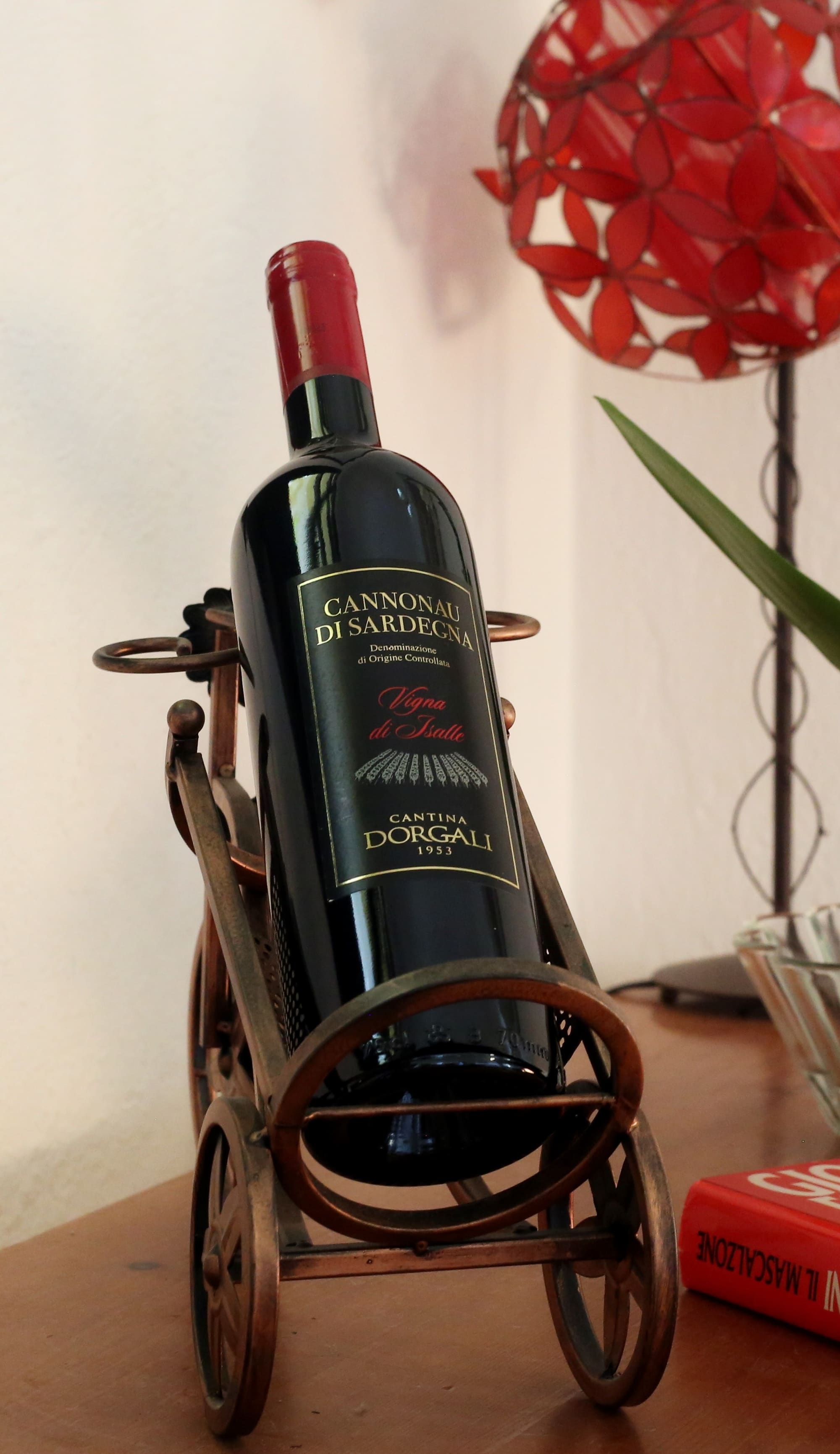 Bottiglia di Cannonau di Sardegna