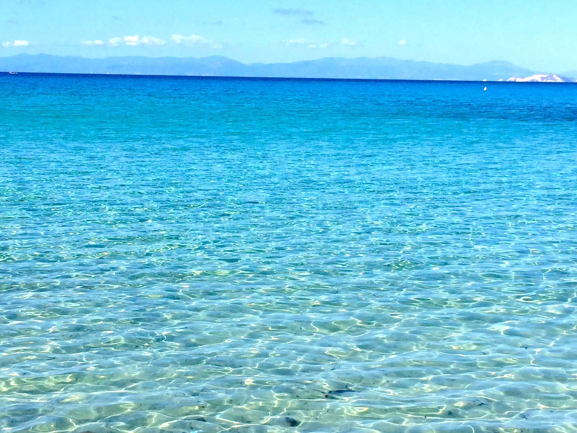 Mare cristallino del Sud Sardegna